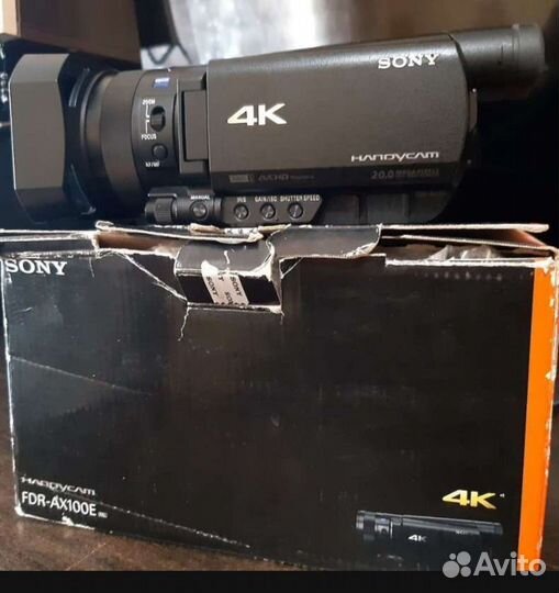 Видеокамера Sony Fdr Ax100e 4k