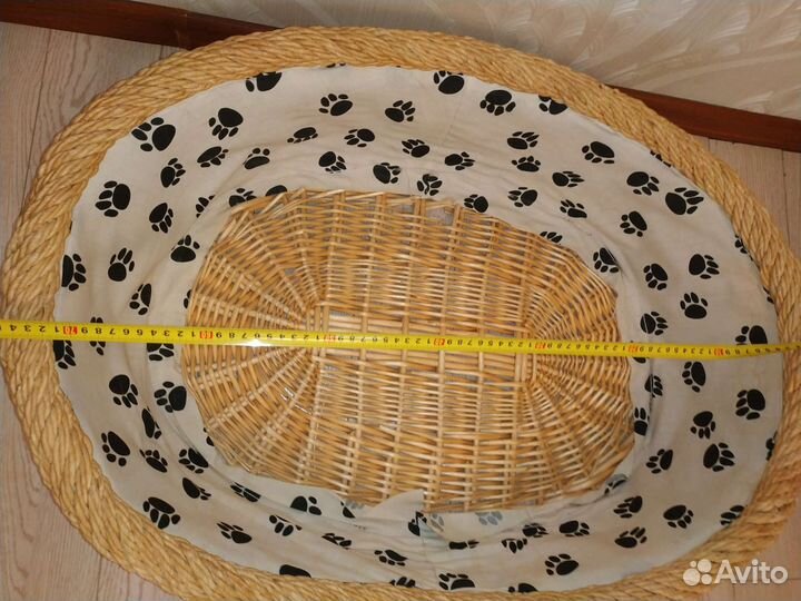 Плетеная корзина большая