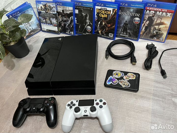 Sony PlayStation 4 Fat+ништяки+750 игр