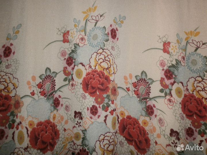 Трикотажная двойка с цветочным рисунком