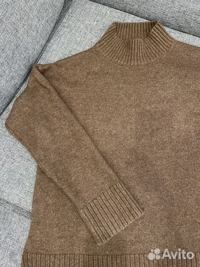 Свитер женский коричневый размер 44-46