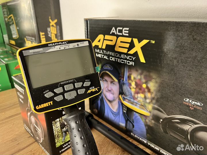 Металлоискатель garrett ace apex 6 + ms-3
