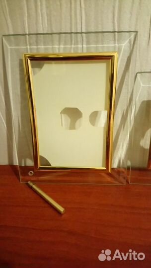 Фоторамки со стеклом 3 шт