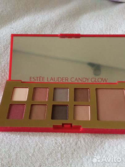 Набор Estee Lauder палетка теней, помада, румяна