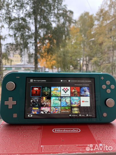 Nintendo switch lite прошитая 128 гб