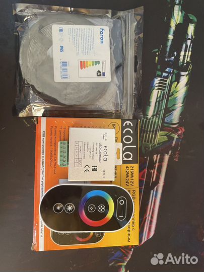 Лента rgb 5 метров с контроллером