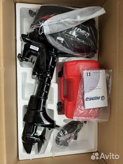 Надувная лодка с мотором 5