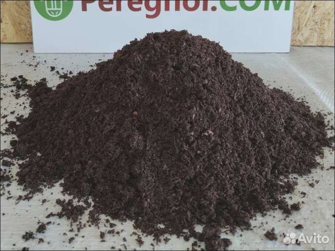 Низинный торф 30%, перегной 30%, плодородный грунт