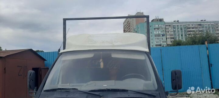 Спойлер на крышу газель