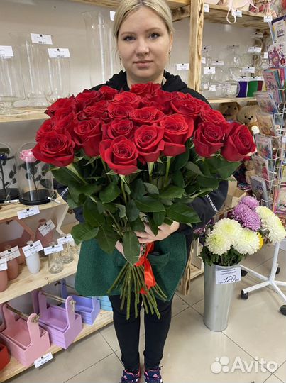 Высокие розы, 70,80, 90 см, розы, букеты