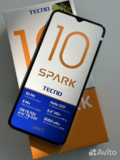 Tecno spark 10 128 гб