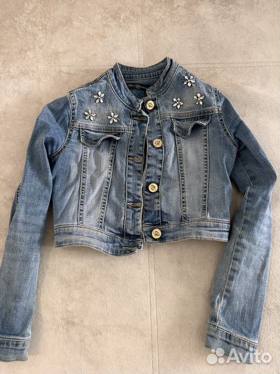 Куртка джинсовая на девочку