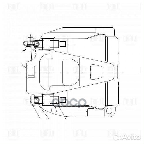 Суппорт торм. audi A4 (07) перед. лев. D 57 CF