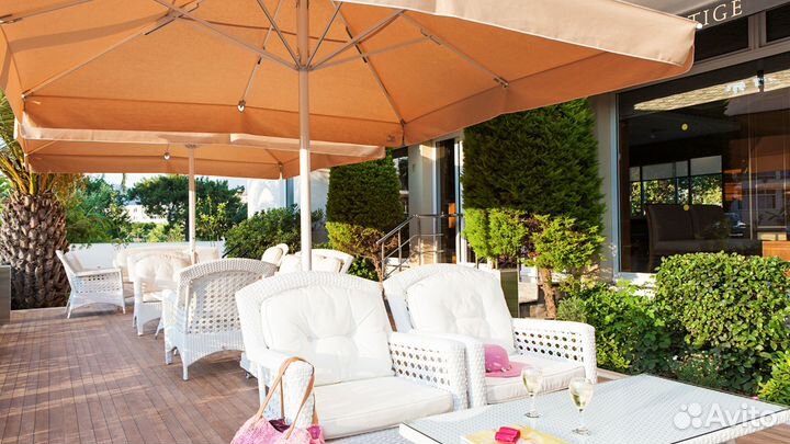 Зонт уличный для кафе в наличии 3х3 4х4 5х5 7х7 8х