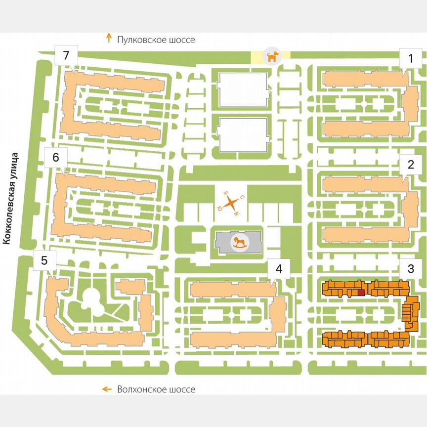 1-к. квартира, 34,9 м², 3/5 эт.