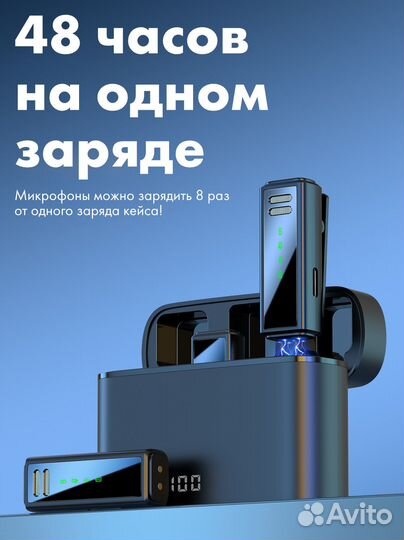 Микрофон петличный беспроводной J88 2шт