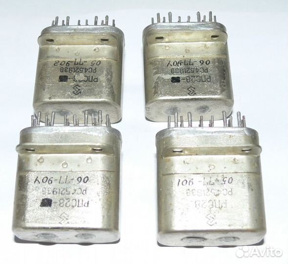 Реле разные пр-во СССР большой список наименований