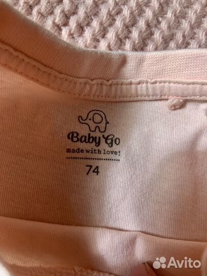 Футболка на девочку 74