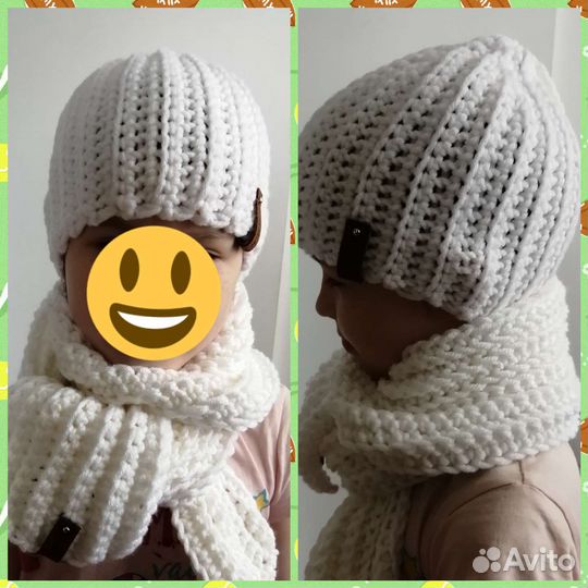 Комплект шапка +шарф
