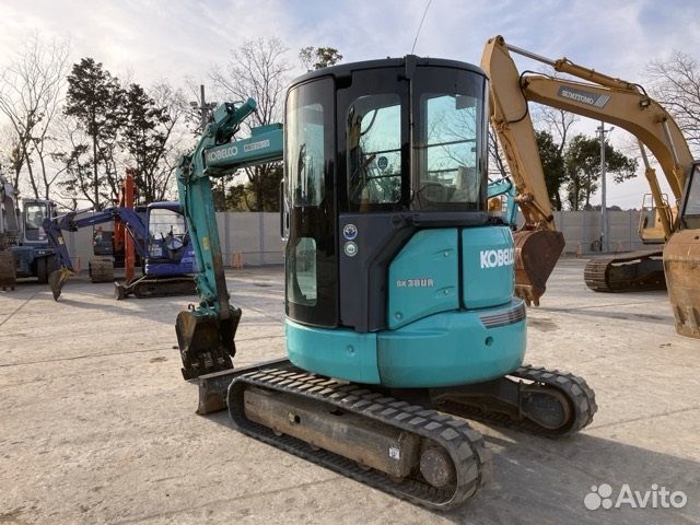 Мини-экскаватор Kobelco SK38UR, 2017