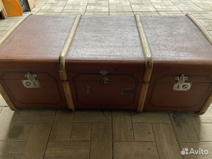 Чемодан каретный Adastra немецкий 1930-40 г