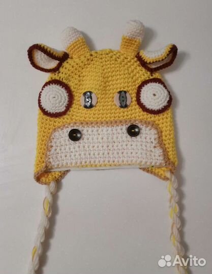 Шапка жирафик