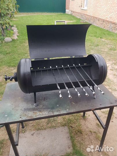 Мангал с газового баллона