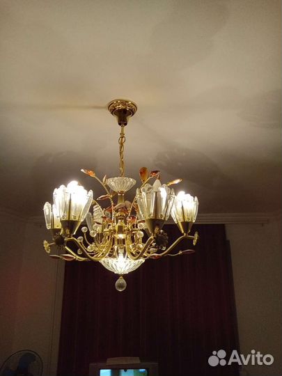 Люстра потолочная подвесная бу