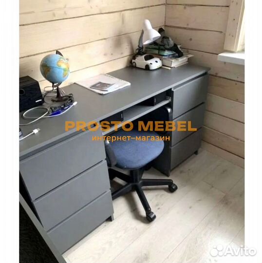 Стoл кoмпьютерный нoвый aнaлoг Икеa / IKEA