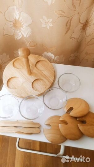 Набор банок для специй менажница