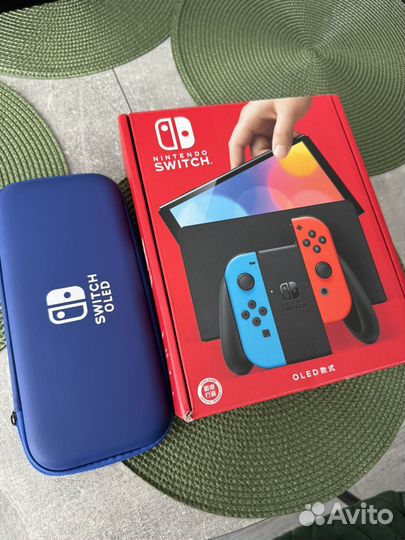 Портативная игровая приставка nintendo switch oled