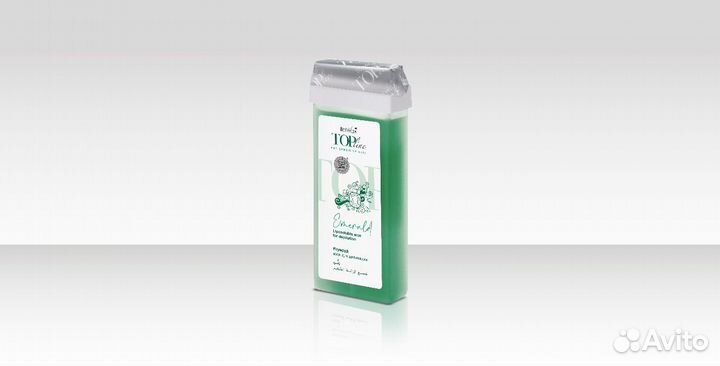 Воск italwax Top Line в картридже 100мл изумруд