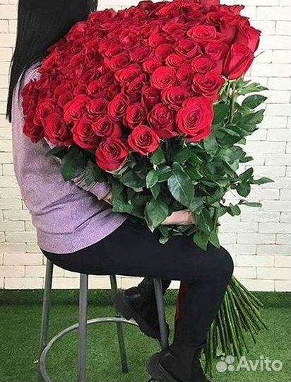 Букет роз 101 роза 51 роза