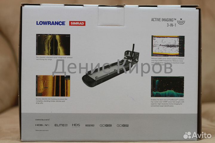Lowrance Active Imaging 3-в-1 датчик трансдьюсер