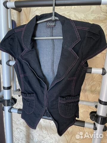Джинсовая жилетка для девочки