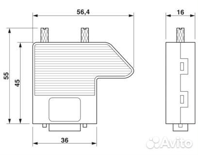 Шинный штекер D-SUB subcon 9/F-SH. 2761499