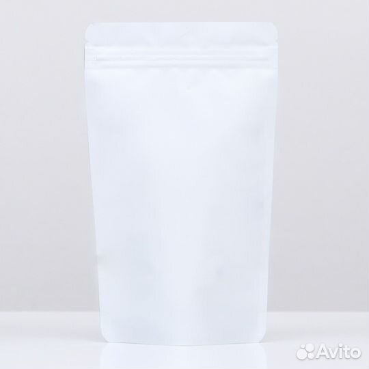 Zip-пакет, матовый,белый с окном, 12 х 20 х 4 см