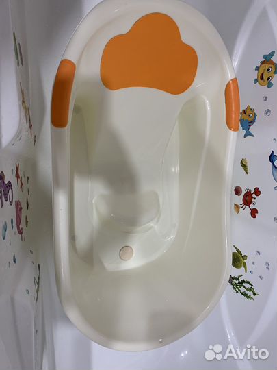Детская ванночка и стульчик