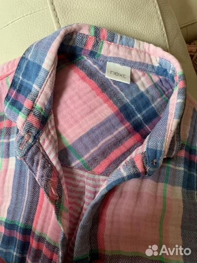 Рубашка из хлопка Next на рост 116 (6 лет)