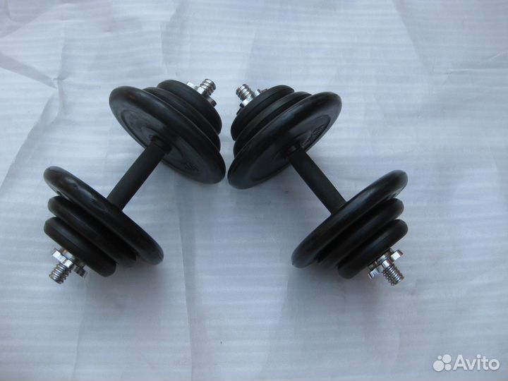 Продам гантели 2х19;17,3;27,2;16;17 обрезиненные