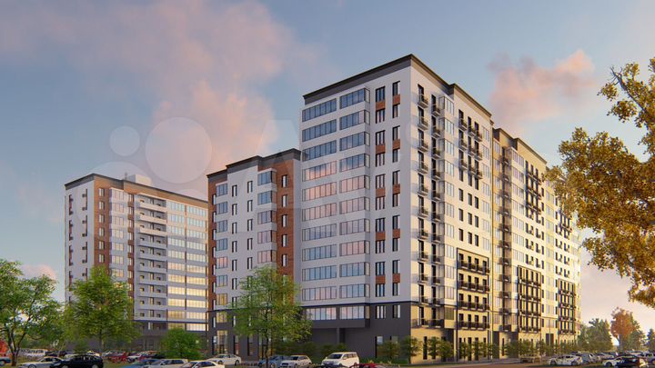 1-к. квартира, 41,9 м², 10/12 эт.