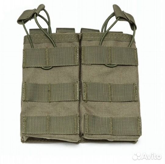 Подсумок для магазина ак хаки на 2