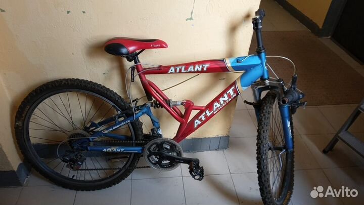 Велосипед горный двухподвес б\у atlant