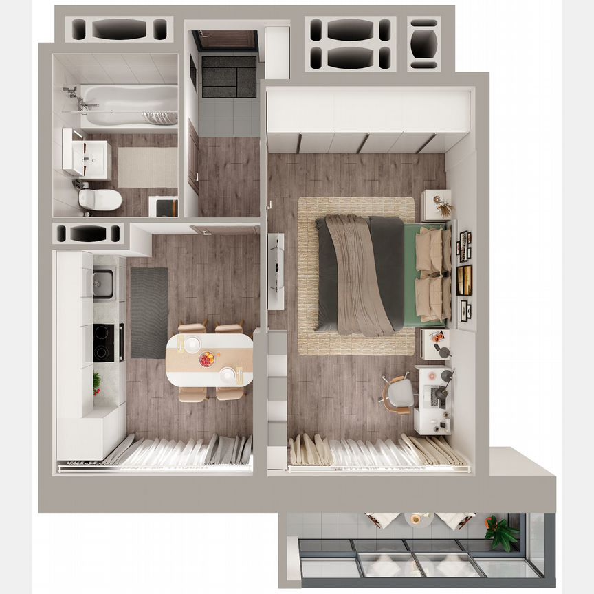 1-к. квартира, 34,5 м², 20/23 эт.
