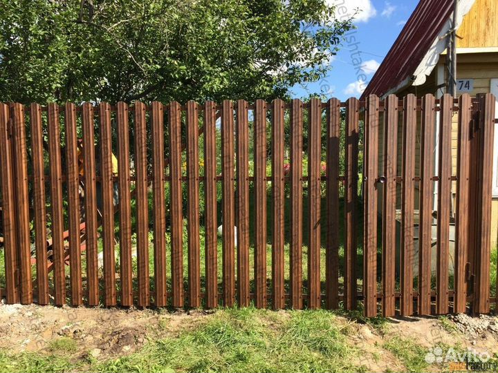 Забор Евроштакетник