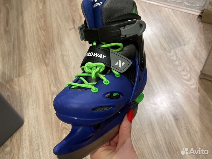 Коньки детские раздвижные 27 30