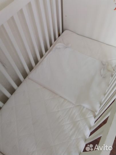 Детская кровать IKEA с матрасом