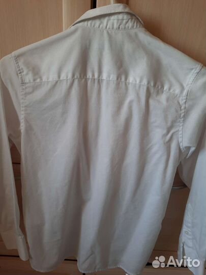 Мужская рубашка белая детская