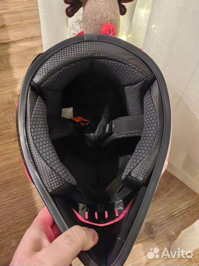 Мото перчатки с пластиковыми вставками