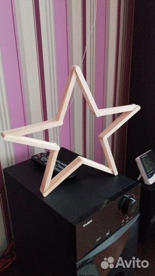 Звезда интерьерная
